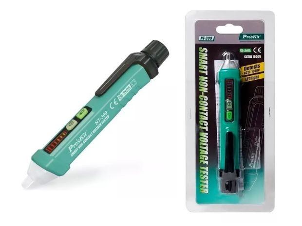 &u+ DETECTOR DE VOLTAJE BUSCAPOLO PROSKIT NT-309 (RPK 00309)